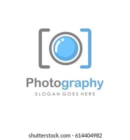 Camera and Photography logo illustration full vector