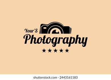 Kamera Fotografie Logo Objektiv Vektor Design