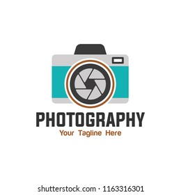 camera photography logo vector eps 10 template