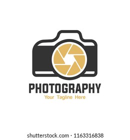 camera photography logo vector eps 10 template