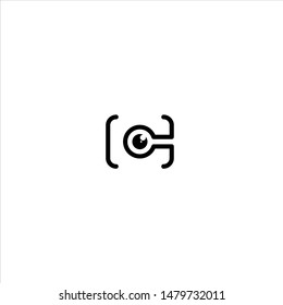 camera photography modern vector logo