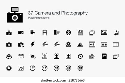 Camera And Photography Pixel Perfect Icons