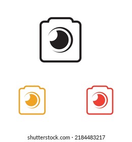Logo-Symbol für Fotografie, Vektordesign-Vorlage