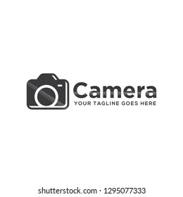 camera photography shutter logo icon vector template