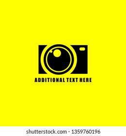 camera photography simple logo icon vector design template. silhouette of photography. business identity. symbol brand