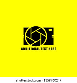 camera photography simple logo icon vector design template. silhouette of photography. business identity. symbol brand