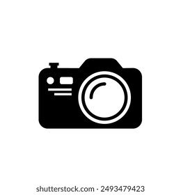 Camera, Fotografie - Symbol für einfache Vektorgrafik