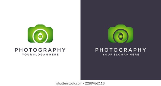 camera photograpy logo design concept