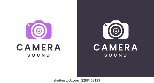 camera photograpy logo design concept