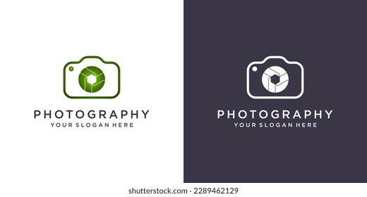 camera photograpy logo design concept