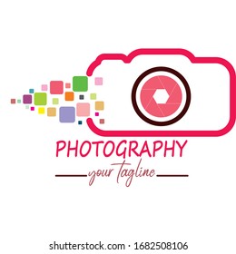 CAMERA PHOTOGRAPY LOGO DESIGN TEMPLATE