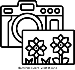 Camera pic vector icon. Can be used for printing, mobile and web applications.
