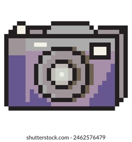  Camera in pixel art style