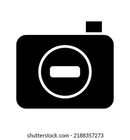 icono de bolsillo de la cámara o logotipo símbolo de señas aislado ilustración vectorial de alta calidad estilo negro iconos vectoriales
