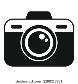 Camera privacy icon simple vector. Data protect. Safe personal