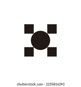 Camera, rec geometric symbol simple logo vector