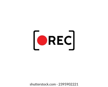 Camera Record Icon Button Vector
