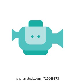 Camera record icon movie vector illustration