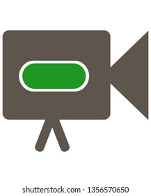 Camera record icon trendy icon on white background for web graphic