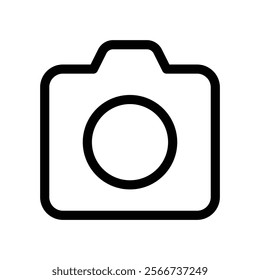 Camera Record Icon. Vector Files And Editable Strokes