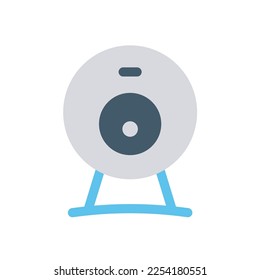 Camera Recorder Icon Flat Style