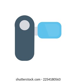Camera Recorder Icon Flat Style