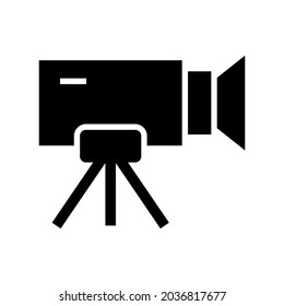 Symbol oder Logo für Kamerarekorder, einzelne Zeichen, Vektorgrafik - hochwertige Vektorsymbole
