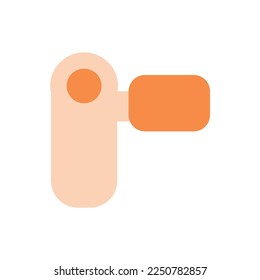 Camera Recorder Icon Solid Color