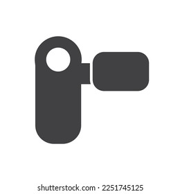 camera recorder icon solid style