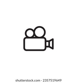 Camera recorder Icon for Website, UI UX Essential, Symbol, Presentation, Graphic resources