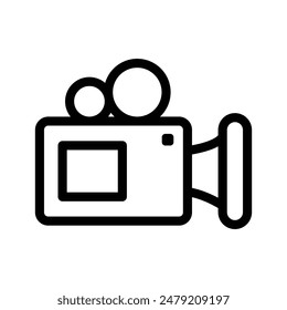 Camera Recording Icon Ideal for Video Production and Filmmaking