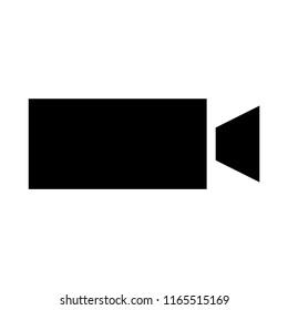 camera recording to make film vector icon