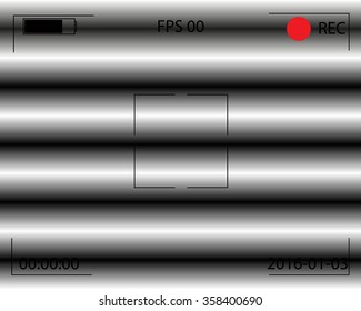 Camera recording screen(vector)
