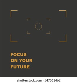 Camera recording screen.vector illustration