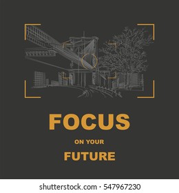 Camera recording screen.vector illustration