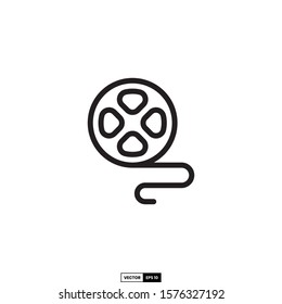 Camera reel icon, design inspiration vector template for interface and any purpose