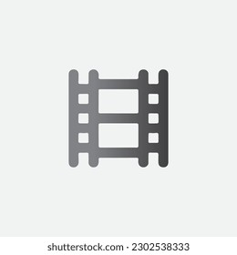 Camera Reel Symbol Icon Vector Illustration
