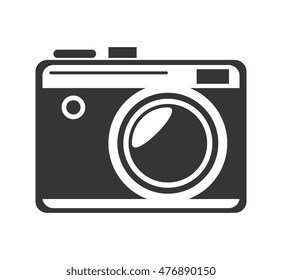 camera retro vintage isolated