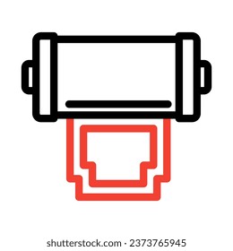 
camera roll icon. cinema and theater collection. Outline vector isolated on white background. Editable camera roll symbol can be used web and mobile.
