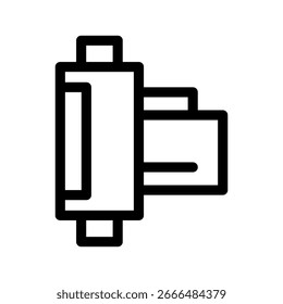 Camera Roll Icon Vector Symbol Design Illustration