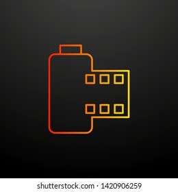 Camera roll nolan icon. Elements of image set. Simple icon for websites, web design, mobile app, info graphics