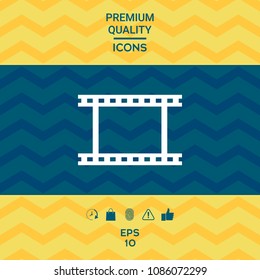 Camera Roll, photographic film, camera film symbol icon