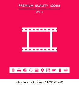 Camera Roll, photographic film, camera film symbol icon
