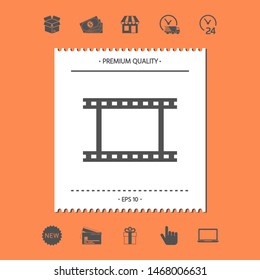 Camera Roll, photographic film, camera film symbol icon