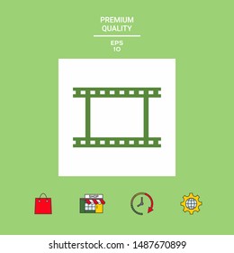 Camera Roll, photographic film, camera film symbol icon