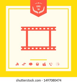 Camera Roll, photographic film, camera film symbol icon