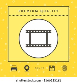 Camera Roll, photographic film, camera film symbol icon