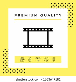 Camera Roll, photographic film, camera film symbol icon