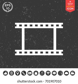 Camera Roll, photographic film, camera film symbol icon