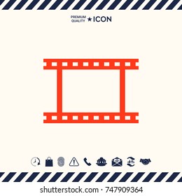 Camera Roll, photographic film, camera film symbol icon